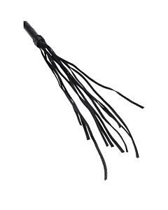 Fouet en Cuir Fantaisie Noir.