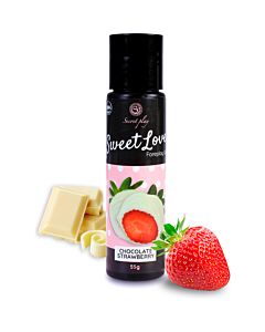 Lubrifiant Fraise Blanche 60ml