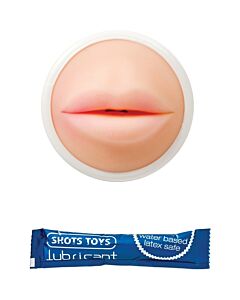 Masturbateur bouche mâle forme d'effet de la chaleur