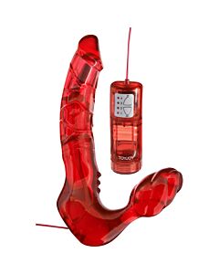 double pénétration Arnes sans bretelles avec vibrateur