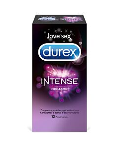 Durex preservativos intense orgasmic 12 uds