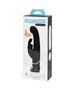Vibromasseur double stimulation point G - noir