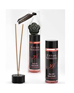 Huile de massage fraîcheur à la fraise