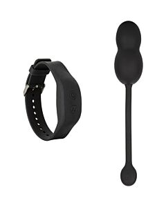 Balles Kegel en silicone télécommandées - Noir