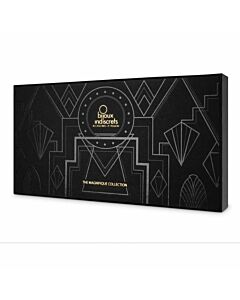 Magnifique collar metãlico con flecos  dorado