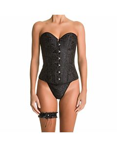 Corset noir Carol