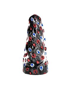 All black plug anal 38cm