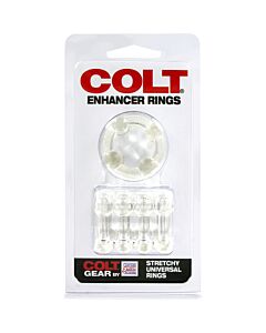 Colt enhancer pour les anneaux transparents pénis anneaux