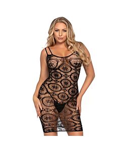 Robe en Crochet Noir