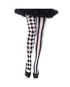 Collants Arlequin NoirBlanc