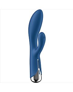 Rabbit SpinGasm - Stimulateur Clitoris et Point G Bleu