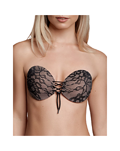 Soutien-gorge adhésif en dentelle sans bretelles