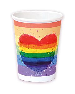Verres Arc-en-ciel - Ensemble Fête LGBT