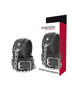 Menottes en cuir noir