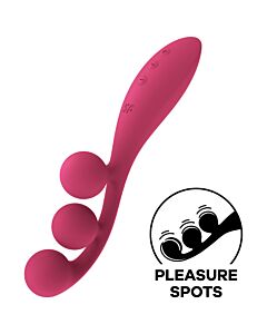Vibromasseur Trio Rouge