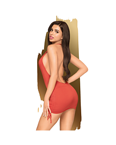 Agitador de la Tierra Mini Robe Rouge - Sensualité en Rouge