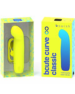 Vibromasseur B-Cute Curve - Jaune