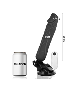 Contrôle Total Vibromasseur Noir 20 cm