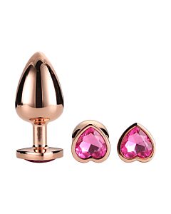 Jeu de Bouchons Love Rose Gold Brillant