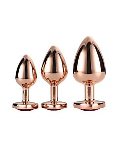 Jeu de Bouchons Love Rose Gold Brillant