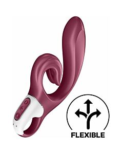 Vibromasseur FlexiBunny Rouge