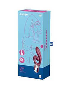 Vibromasseur FlexiBunny Rouge