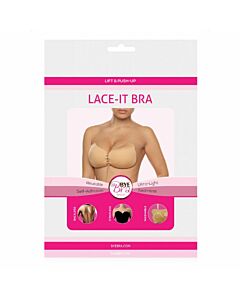 Byebra lace-it realzador push-up cup b negro