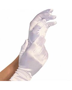 Gants Satin Blanc Glamour