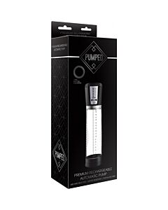 Bomba automática premium recargable 29cm - transparente