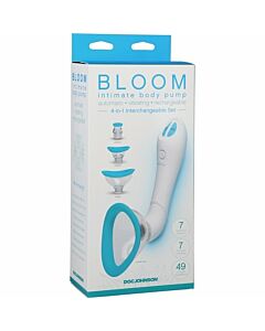 Bloom - Ventouse Clit & Nipple / Turquoise, Blanc
