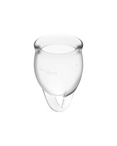 Satisfyer Feel Confident Kit Copa Menstrual Transparente 15 + 20ml