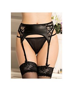 Liguero con cinturilla alike negro