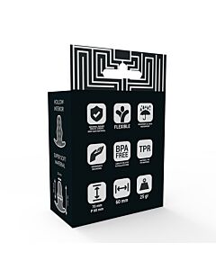 Addicted dilatador anal pequeã‘o  7 cm - transparente