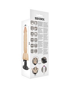Basecock vibrador articulable control remoto natural 20cm