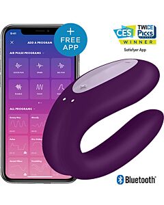 Satisfyer double joie avec l'application violette