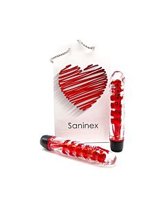Saninex vibrador fantastic reality - metálico/rojo