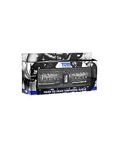 Head to head funda vibradora pene