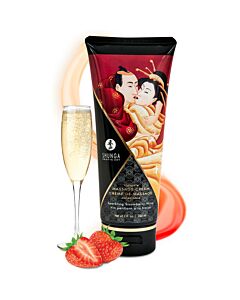 Crème Massage Fraises Champagne