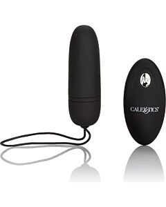 Huevo vibrador de silicona con mando negro