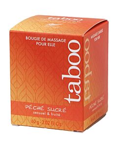 Bougie de Massage Nectarine Interdite