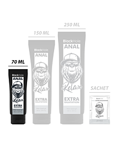 Trou noir - Gel de dilatation anale 70 ml