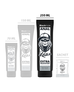 Trou noir - Gel de dilatation anale 250ml