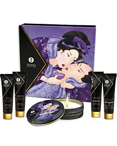 Shunga - Geisha Secrète Fruits Exotiques - Ensemble de Massage Érotique