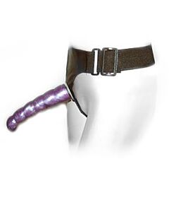 Harnais Double Stimulation Violet 17 cm