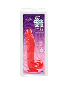 Dildo en gelée Rubis