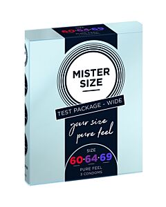 Pack Sensation Pure - Préservatifs Mister Size