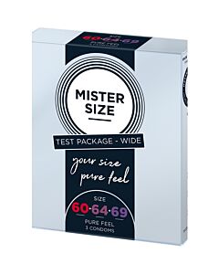 Pack Sensation Pure - Préservatifs Mister Size