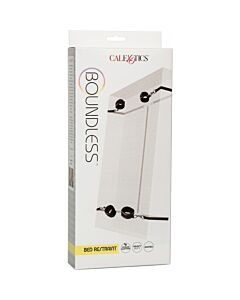 Attaches de lit noir