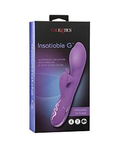 Vibrateur point G doubles stimulation - Découvrez le nouveau Inflatable G-Flutter violet !