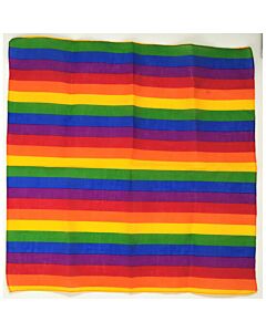 Mouchoir Arc-en-ciel 50x50cm - Coton Fierté LGBTQ+